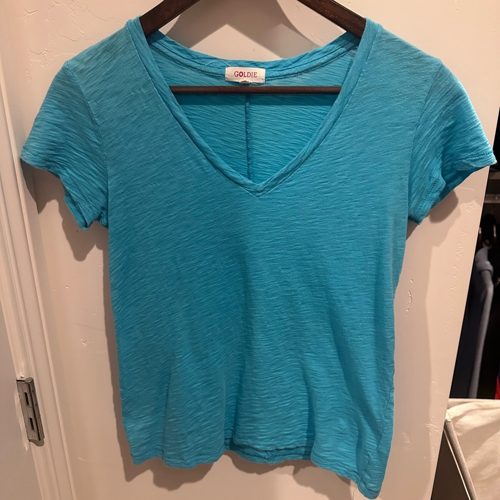 Goldie Blue Fitted Short Sleeve T-Shirt